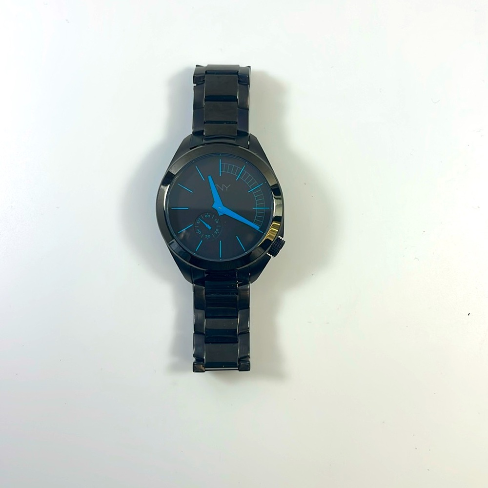 XNY Men’s Black Gunmetal Watch